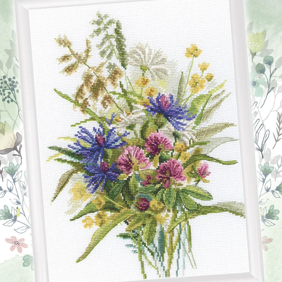 Cross stitch kit. Charm of Summer Herbs - RTO M883