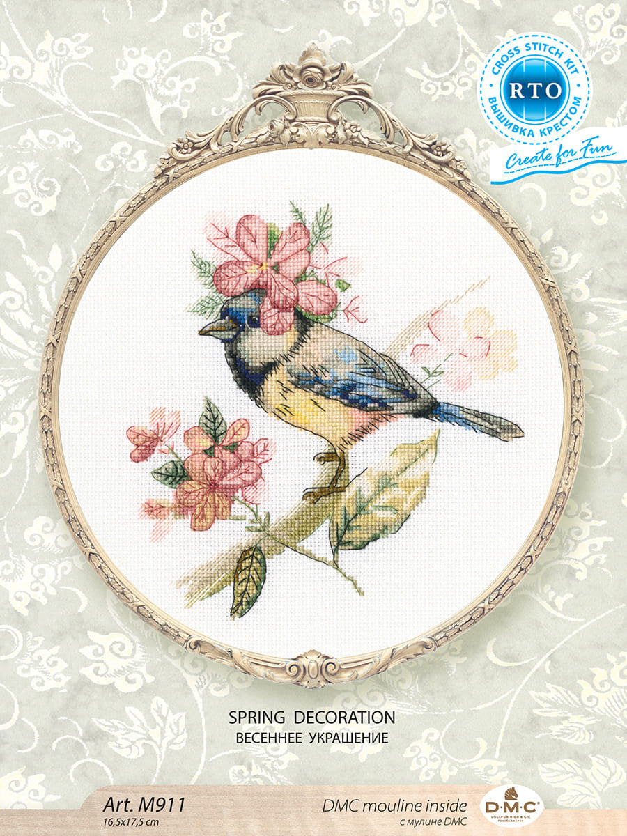 Cross stitch kit. Spring decoration. RTO M911