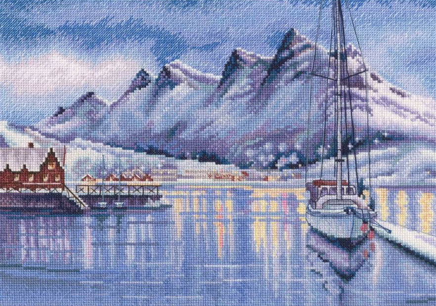 Cross Stitch Kit "Port of Bodo" ​​- RTO M970