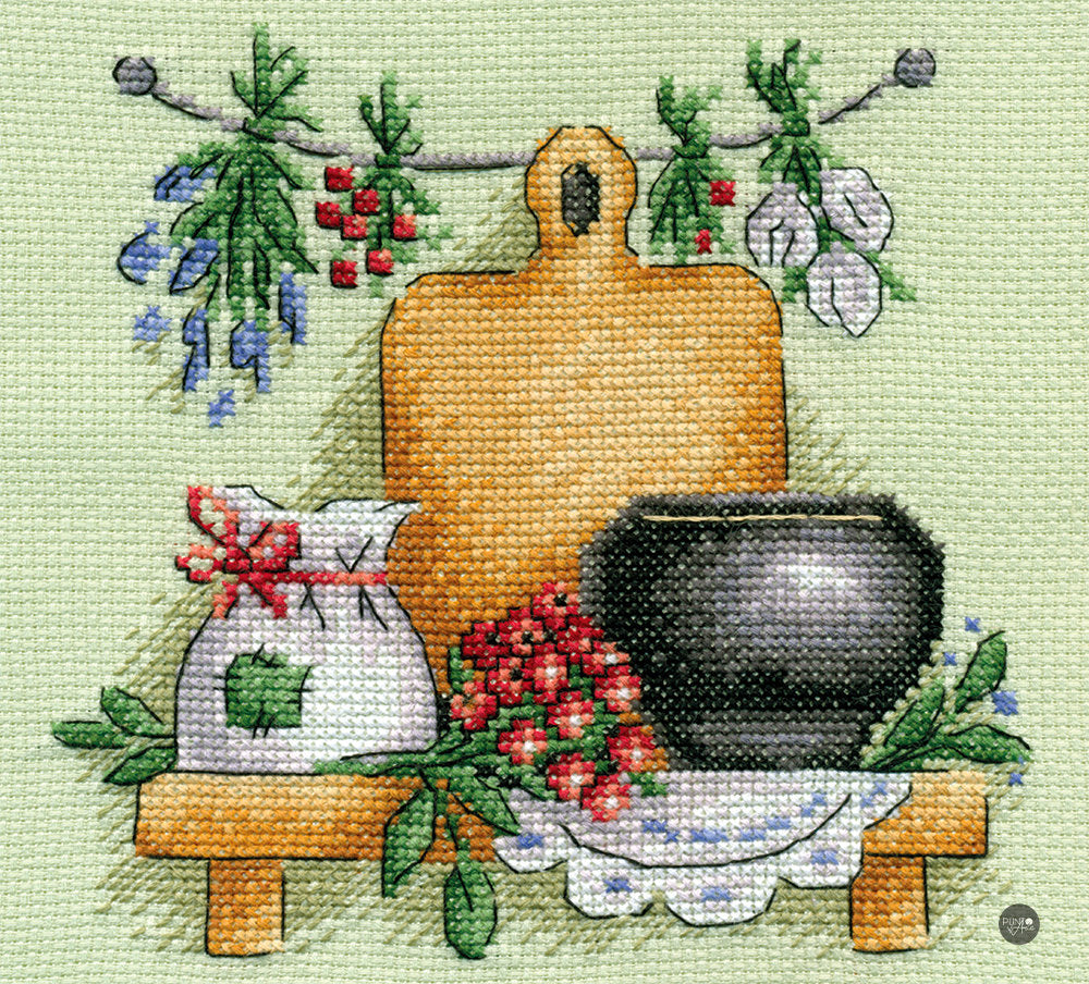 Healing Herbs - Panna - Cross Stitch Kit N-0516