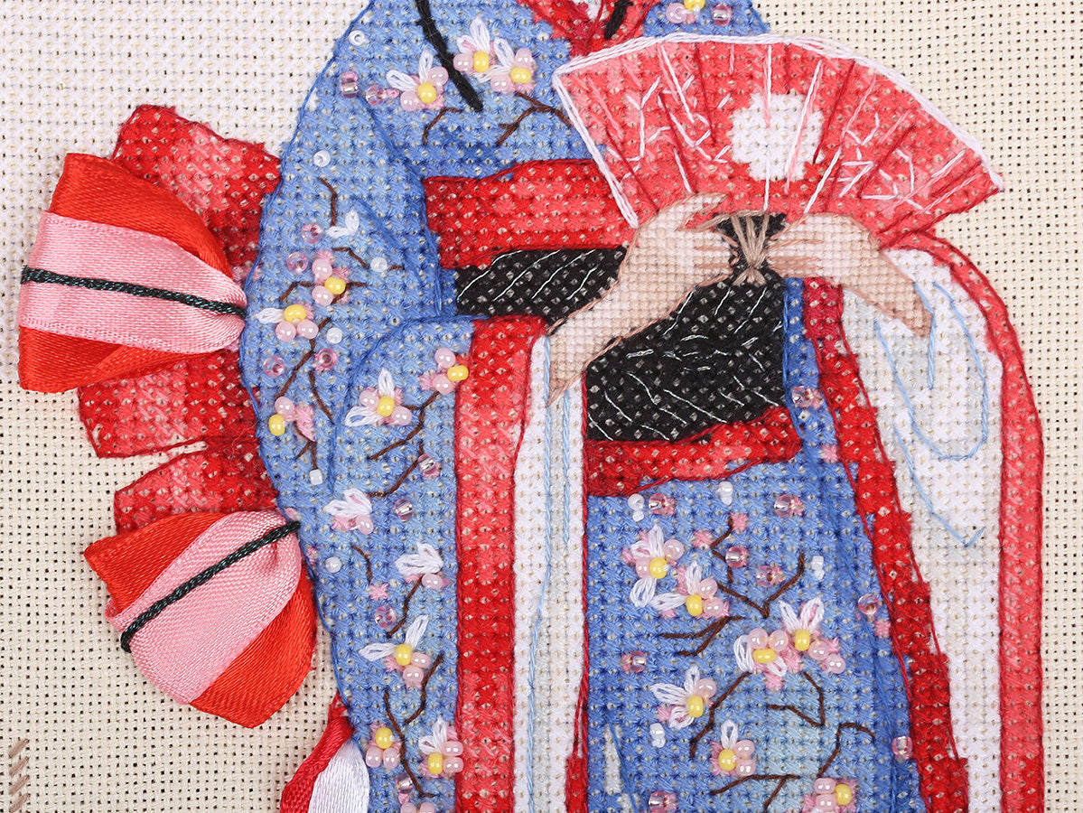 Cross Stitch Kit - Women of the World: Japan - Panna Oro NM-7264