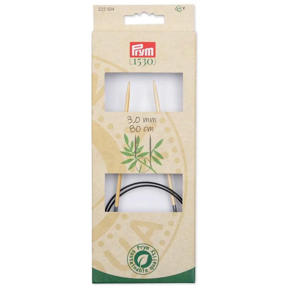 Prym 1530 Bamboo Circular Knitting Needles - Quality, Comfort and Sustainability