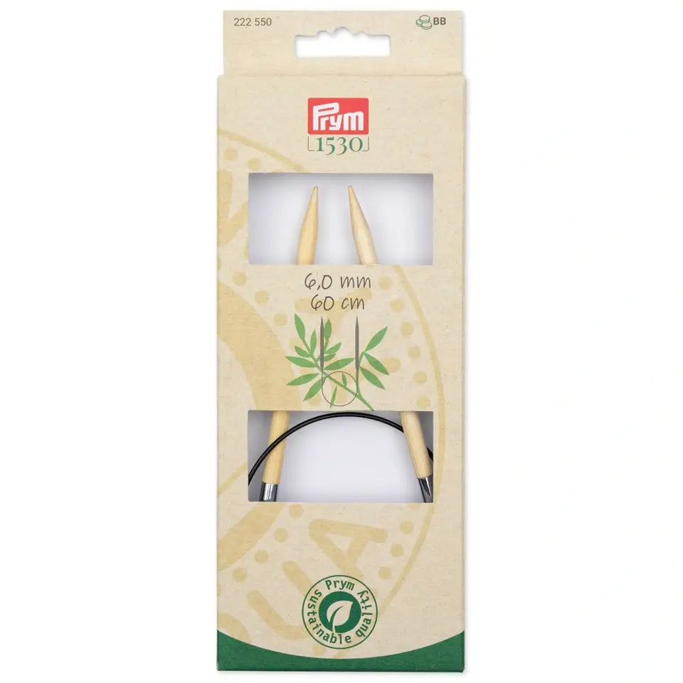 Prym 1530 Bamboo Circular Knitting Needles - Quality, Comfort and Sustainability