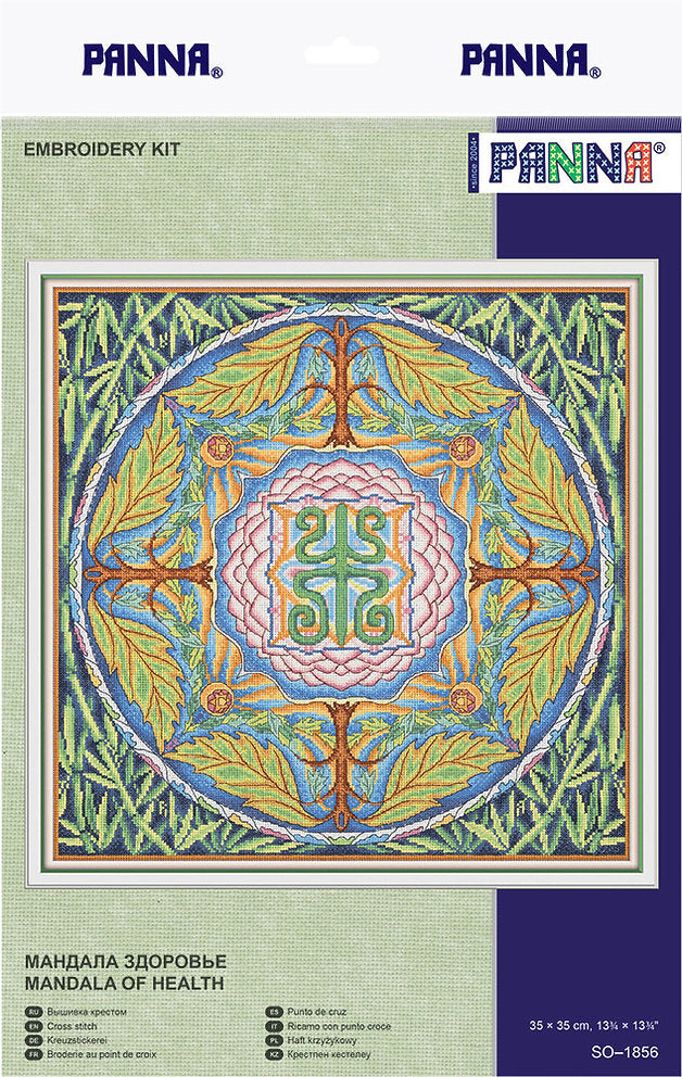 Health Mandala - Panna - Cross Stitch Kit SO-1856