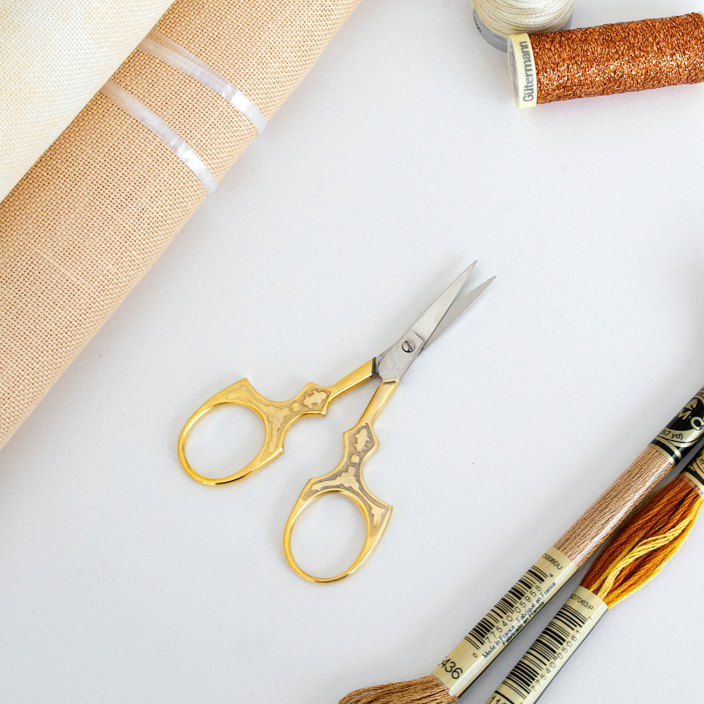 Premax Cross Stitch Scissors 9 cm - Oro Collection 10371