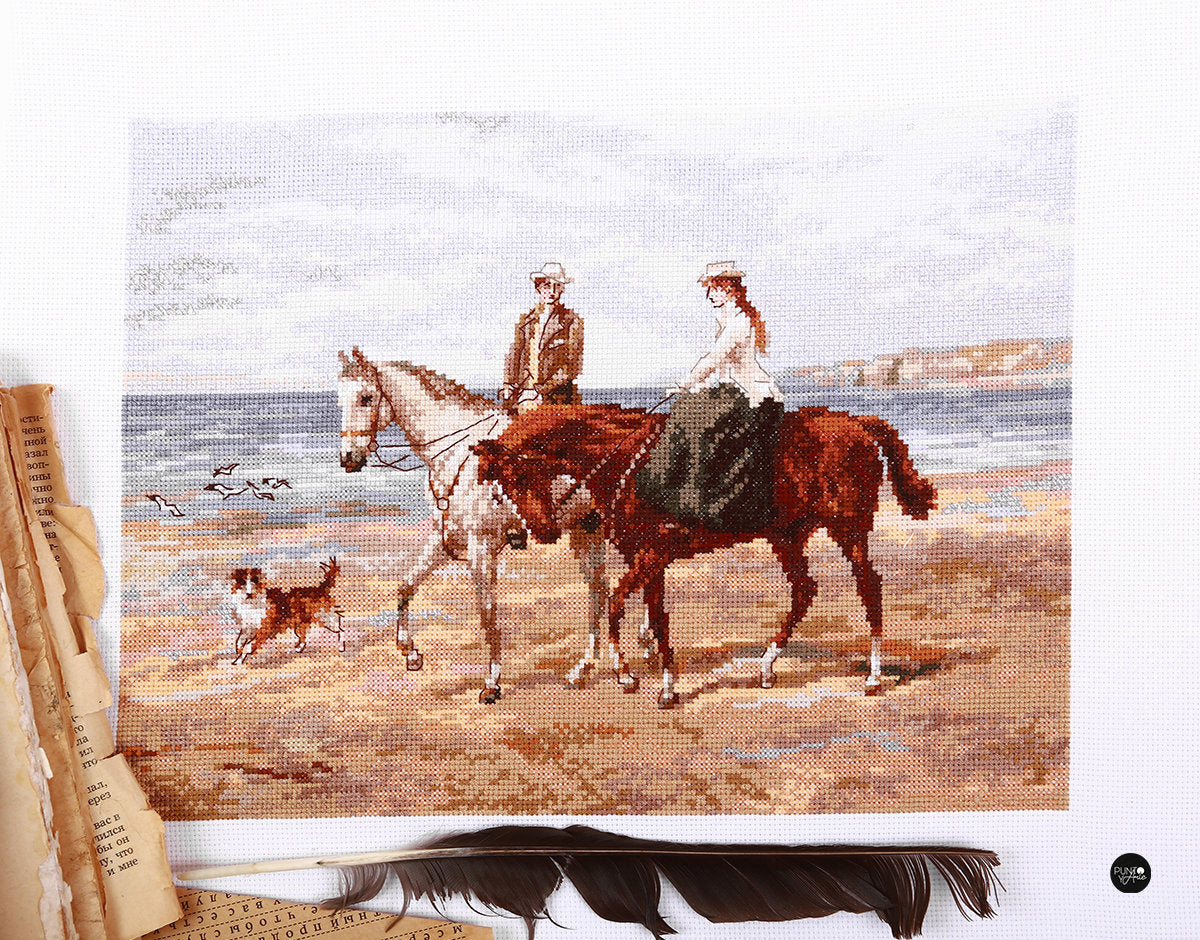 Riders on the Shore - VH-7170 Panna - Cross Stitch Kit