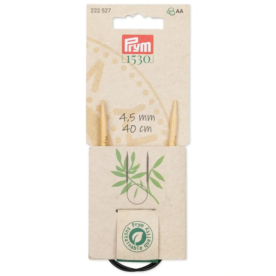 Prym 1530 Bamboo Circular Knitting Needles - Quality, Comfort and Sustainability