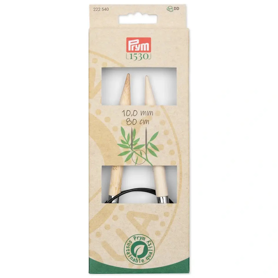 Prym 1530 Bamboo Circular Knitting Needles - Quality, Comfort and Sustainability