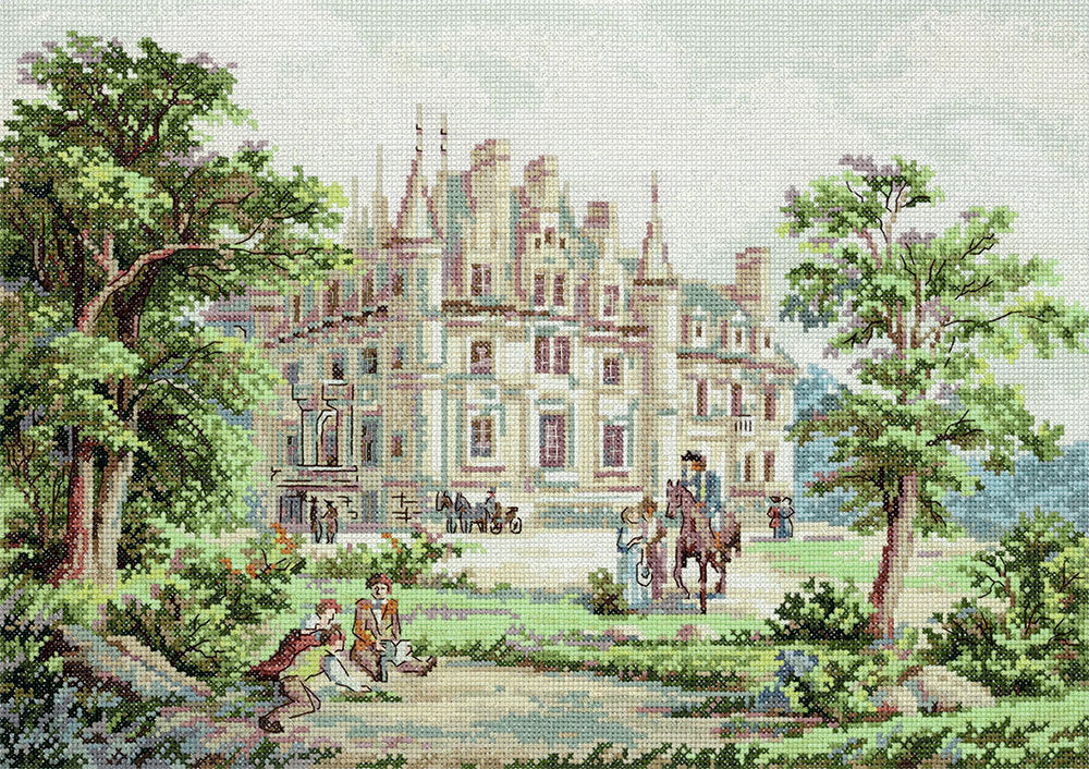 Castle Gardens - Panna Oro - Cross Stitch Kit ZU-7096