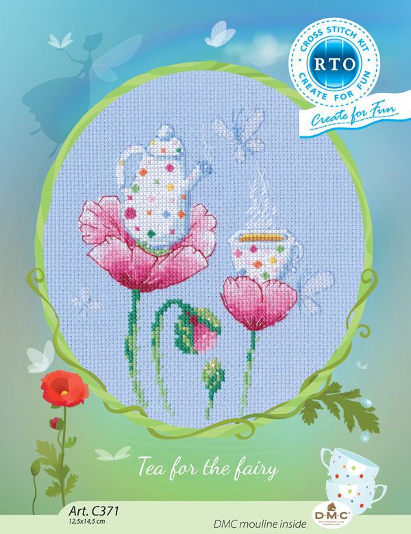 Cross Stitch Kit "Tea for the Fairy" by RTO C371