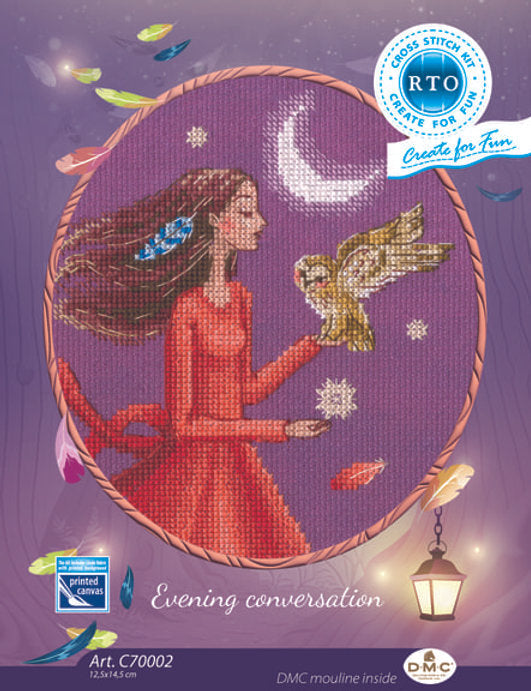 Kreuzstichset „Abendgespräch“ C70002 von RTO