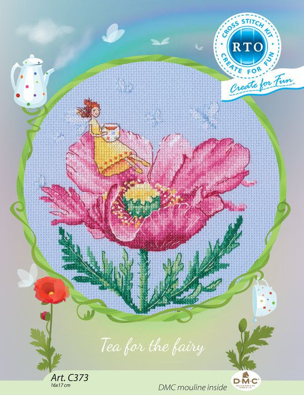 Cross Stitch Kit "Tea for the Fairy" C373 by RTO