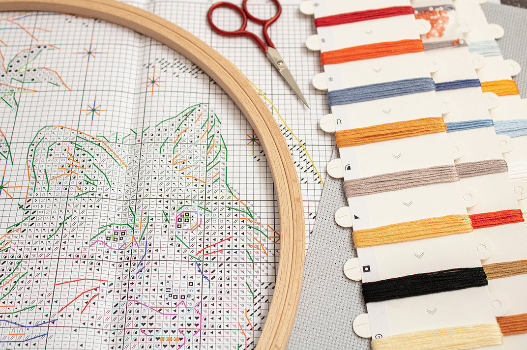 Kreuzstichset „Kitsune“ – LETISTITCH L8900