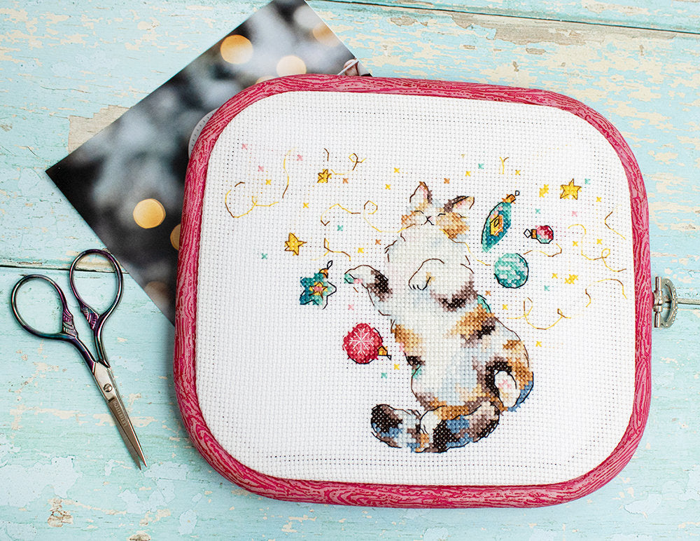 Kit de Punto de Cruz "Cat’s Happiness" - LETISTITCH L8812
