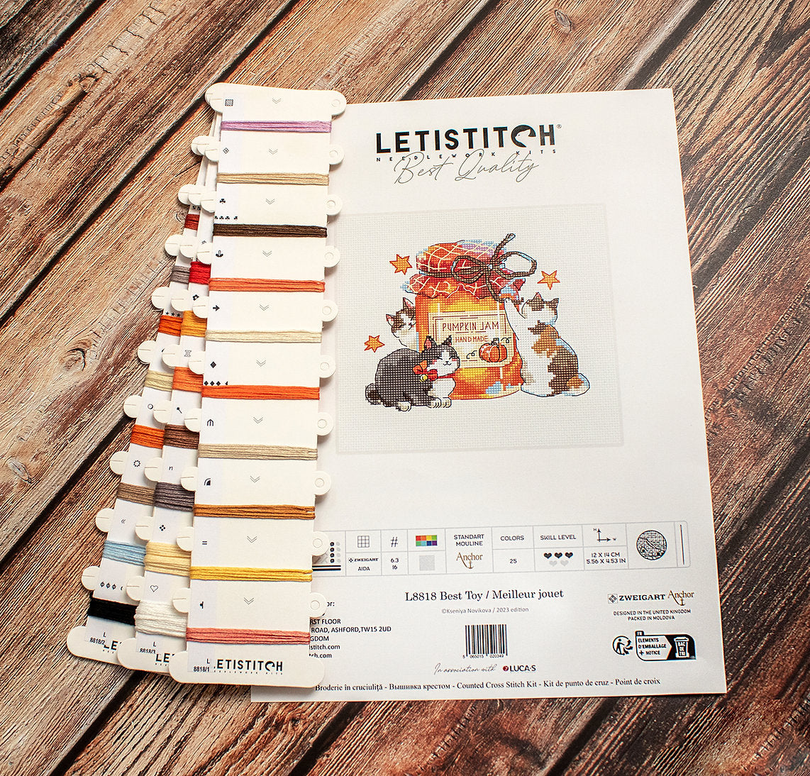 Kit de Punto de Cruz. Best Toy - LETISTITCH L8818