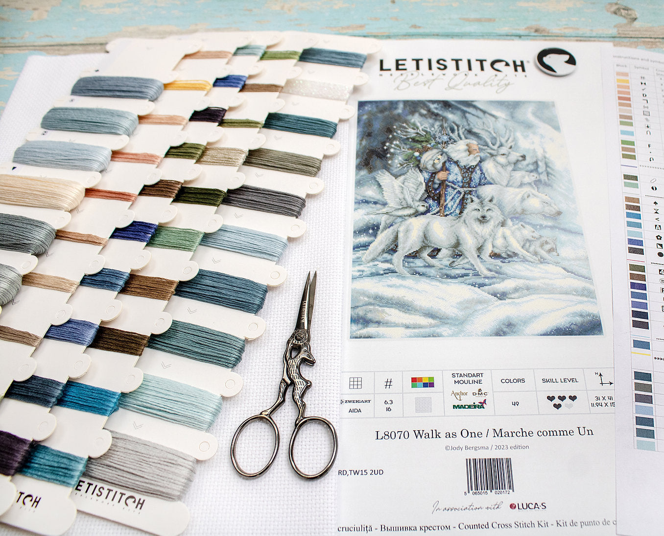 Kreuzstichset „Walk as One“ – LETISTITCH L8070