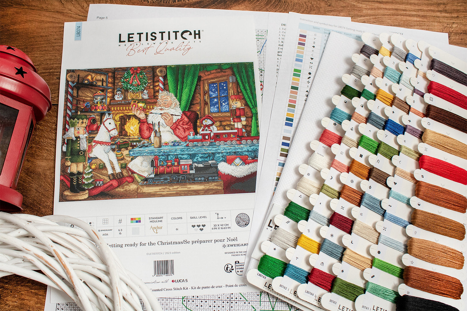 Vorbereitungen für Weihnachten – L8074 LETISTITCH – Kreuzstichset