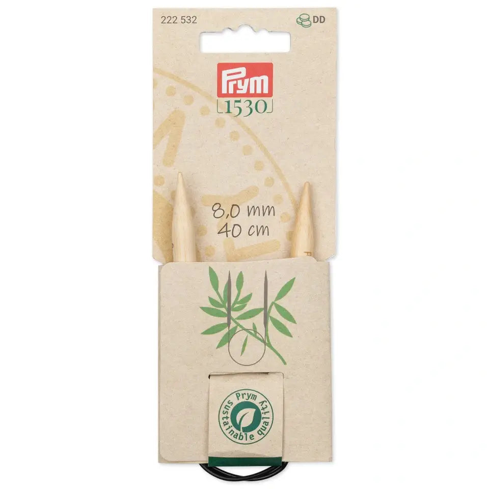 Prym 1530 Bamboo Circular Knitting Needles - Quality, Comfort and Sustainability