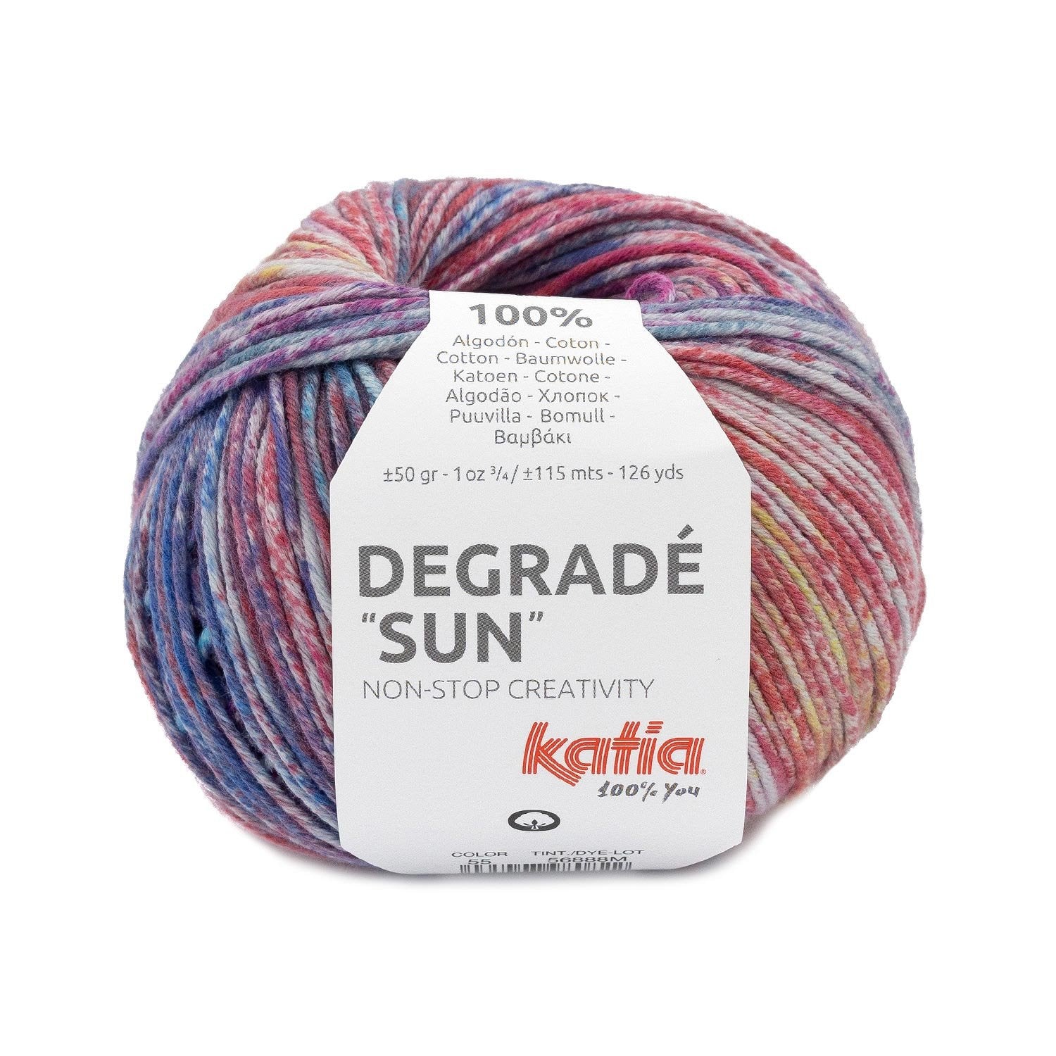 Katia Degradé Sun - Multicolored Cotton Thread
