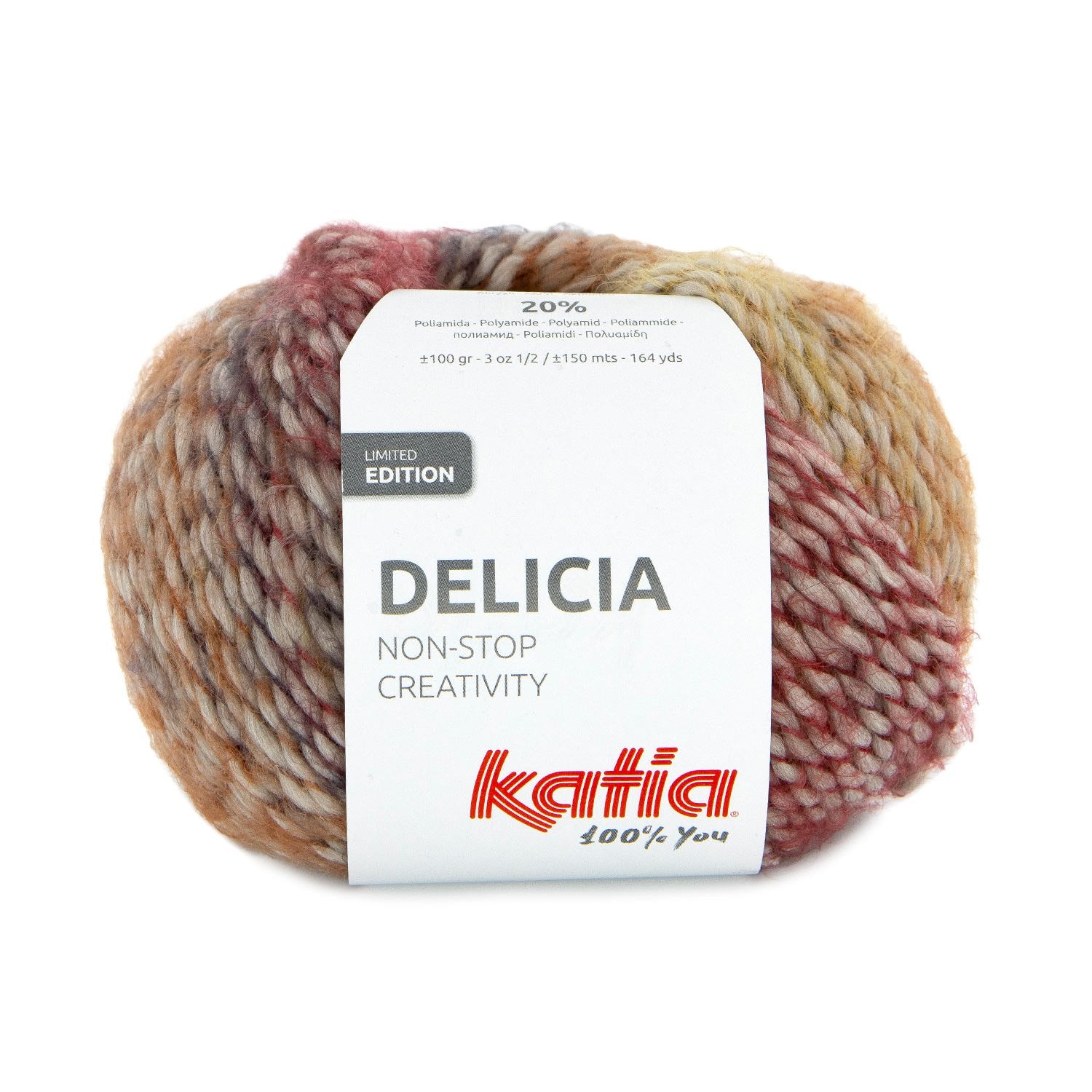 Katia Delicia - Fantasy Yarn with Plush Effect for Unique Garments 