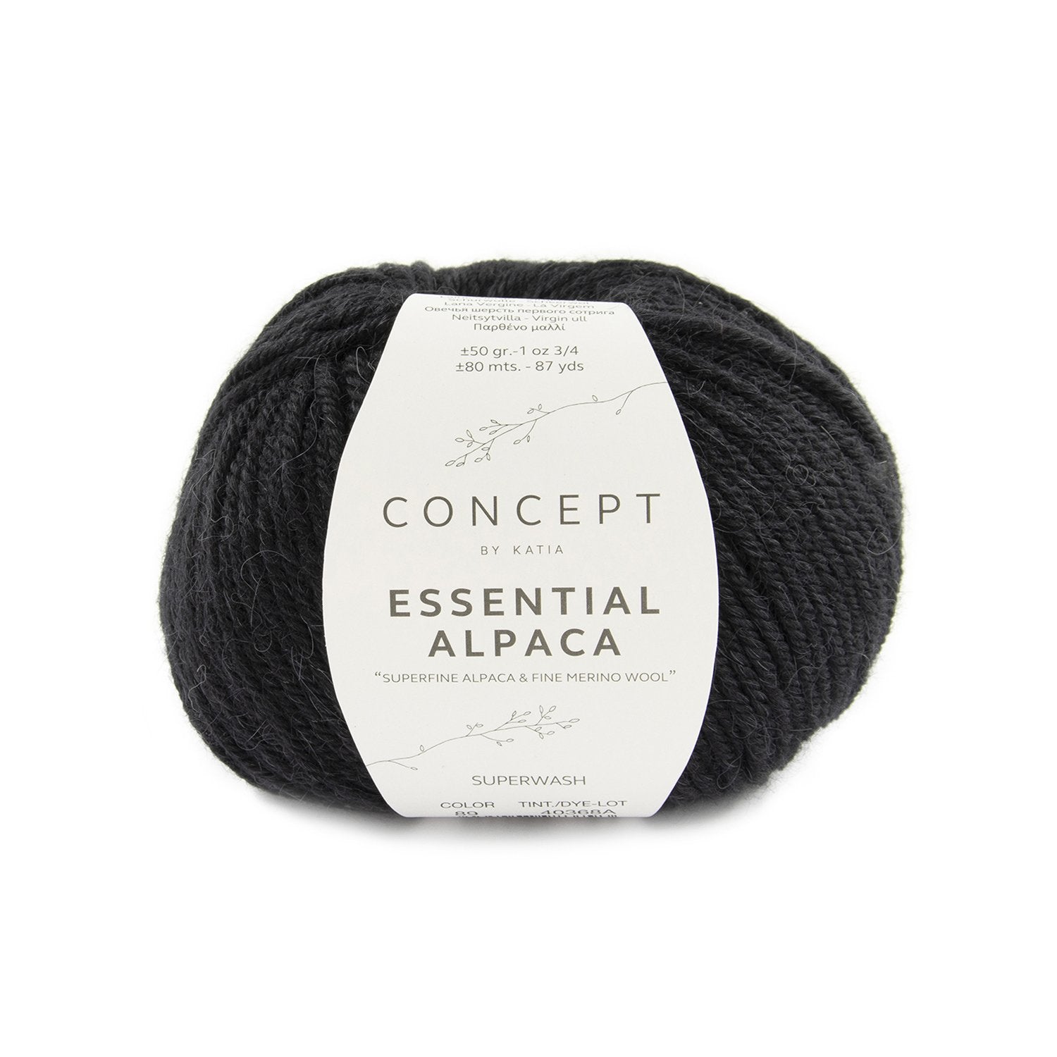 Katia Essential Alpaca - Peruvian Alpaca Wool and Merino Wool for Knitting