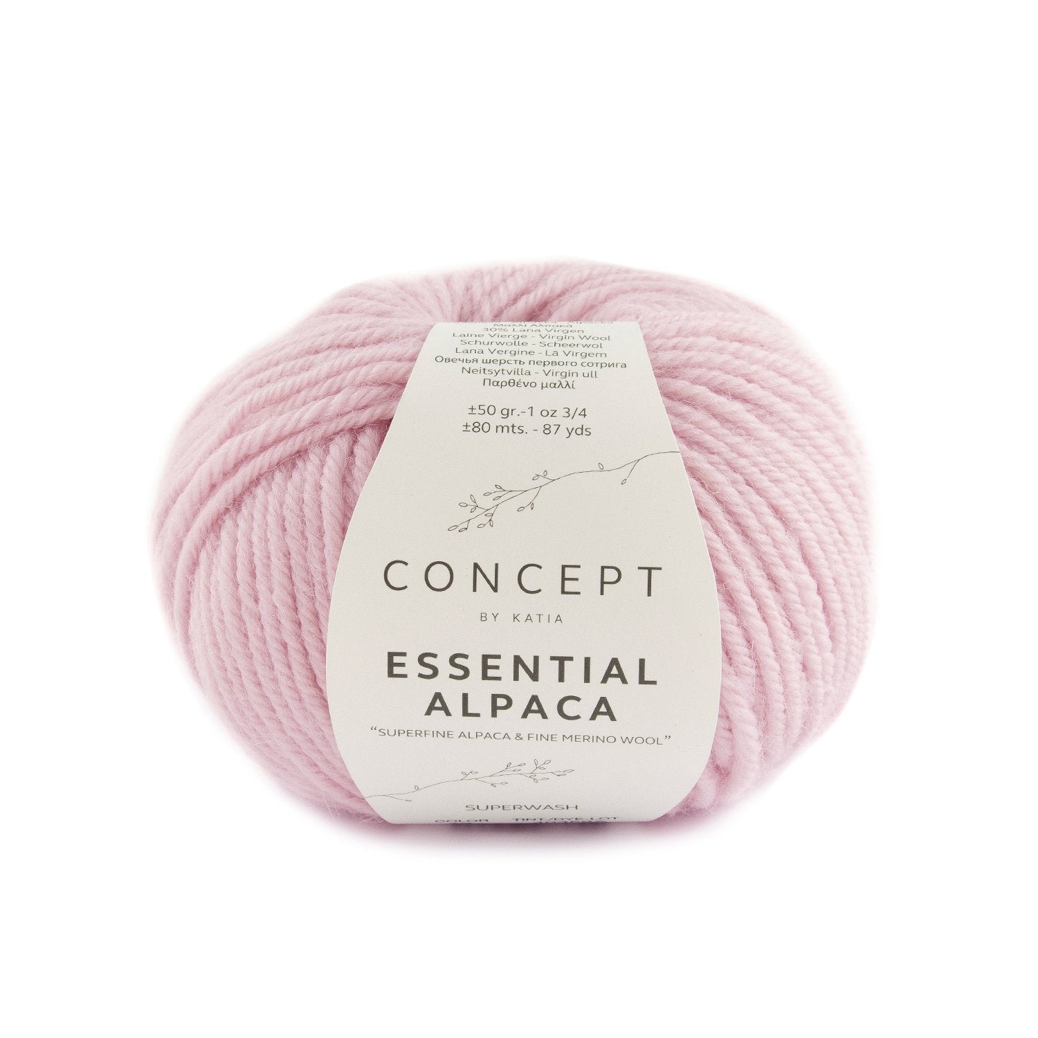 Katia Essential Alpaca - Peruvian Alpaca Wool and Merino Wool for Knitting