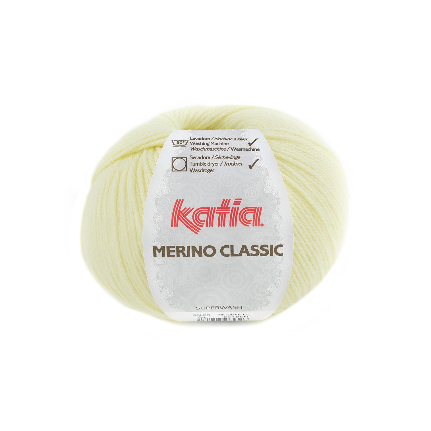 Katia Classic Merino Wool - Blend of merino and acrylic for warm and soft garments