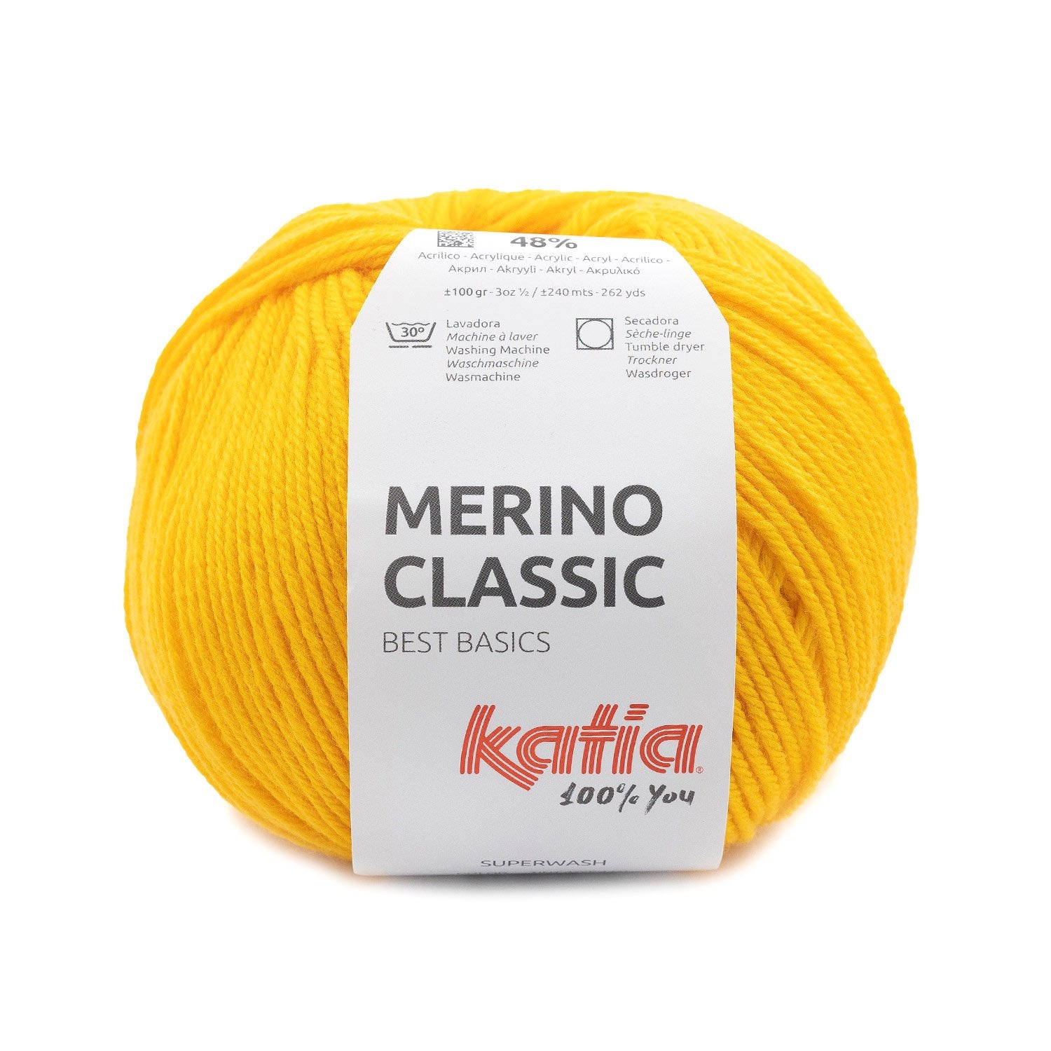 Katia Classic Merino Wool - Blend of merino and acrylic for warm and soft garments