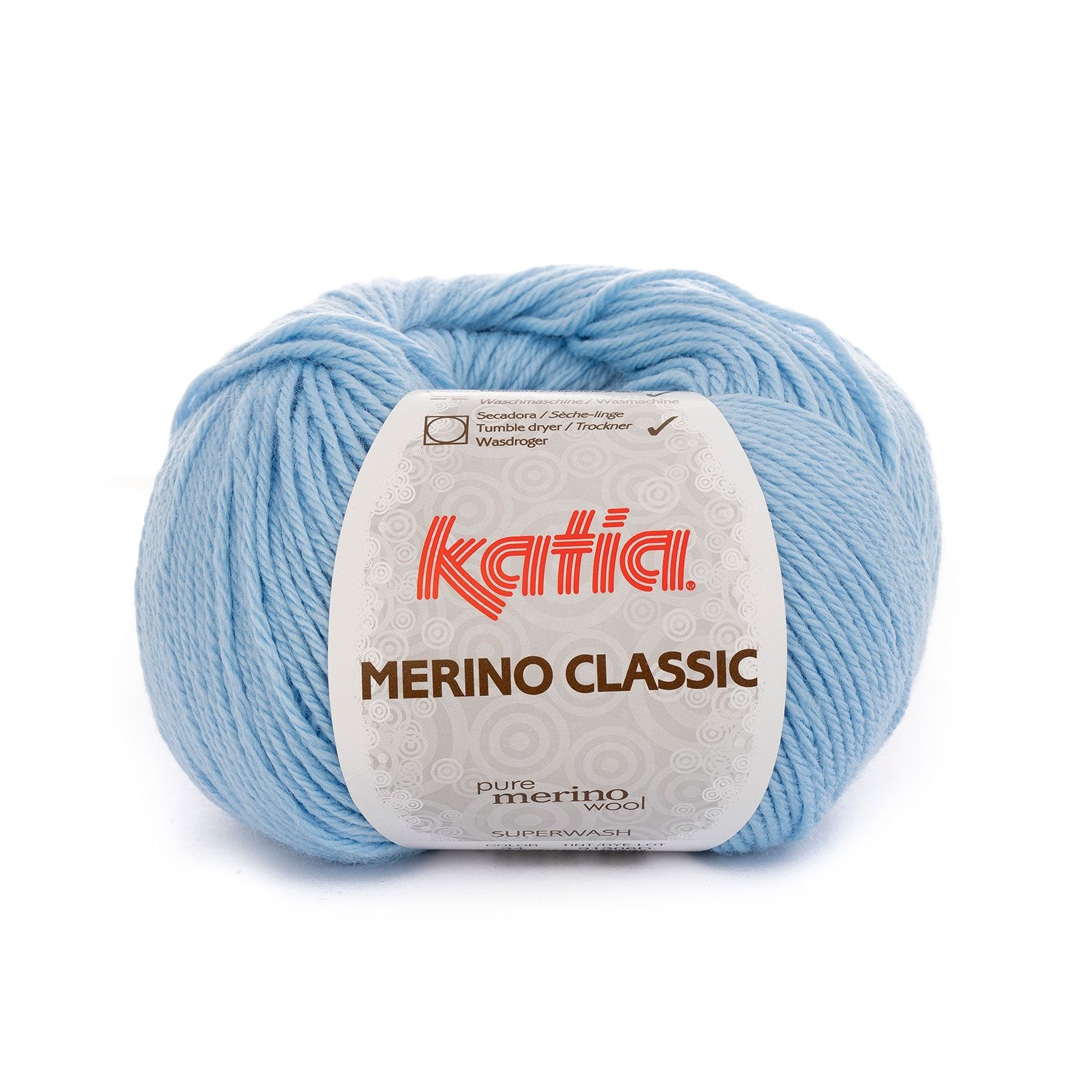 Katia Classic Merino Wool - Blend of merino and acrylic for warm and soft garments