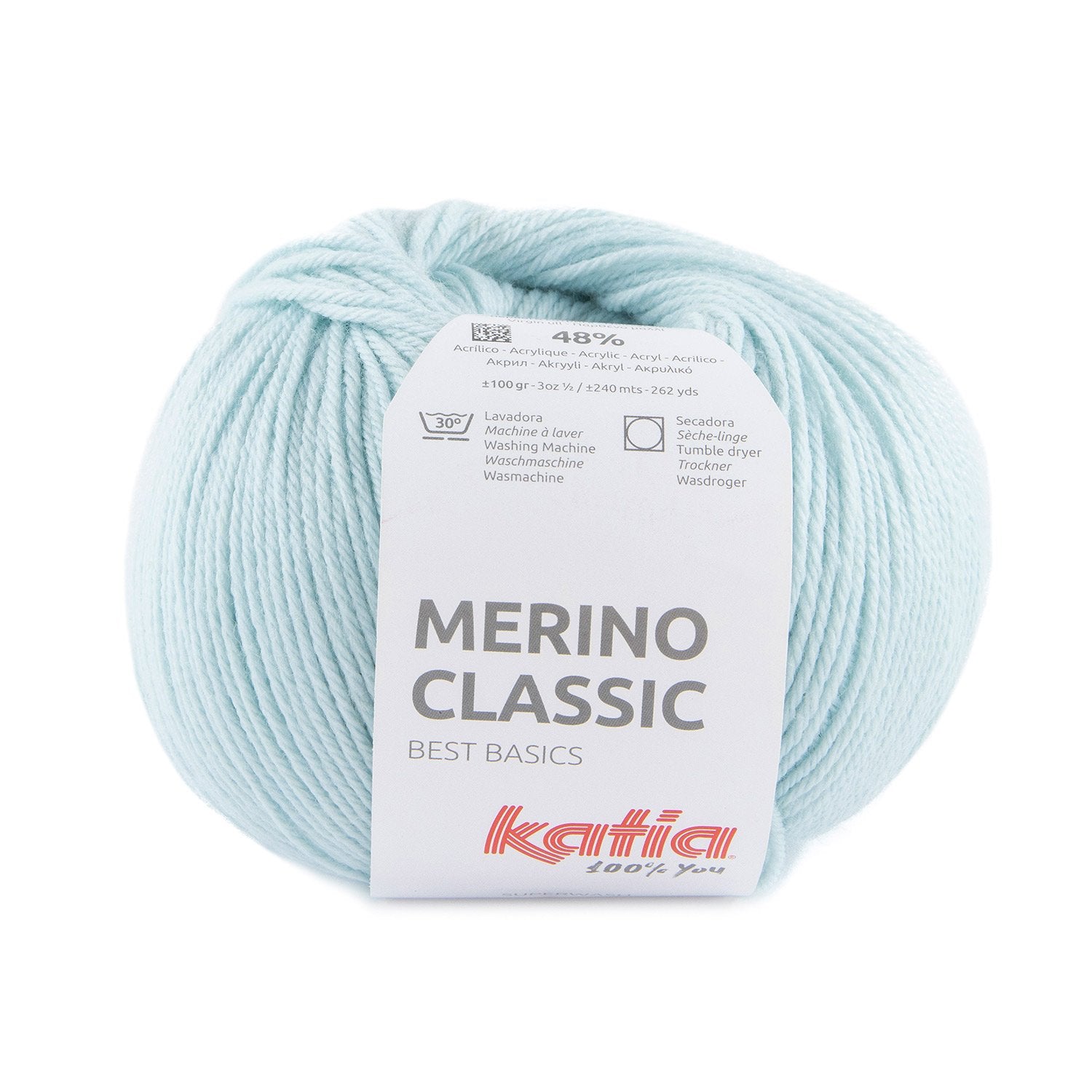 Katia Classic Merino Wool - Blend of merino and acrylic for warm and soft garments