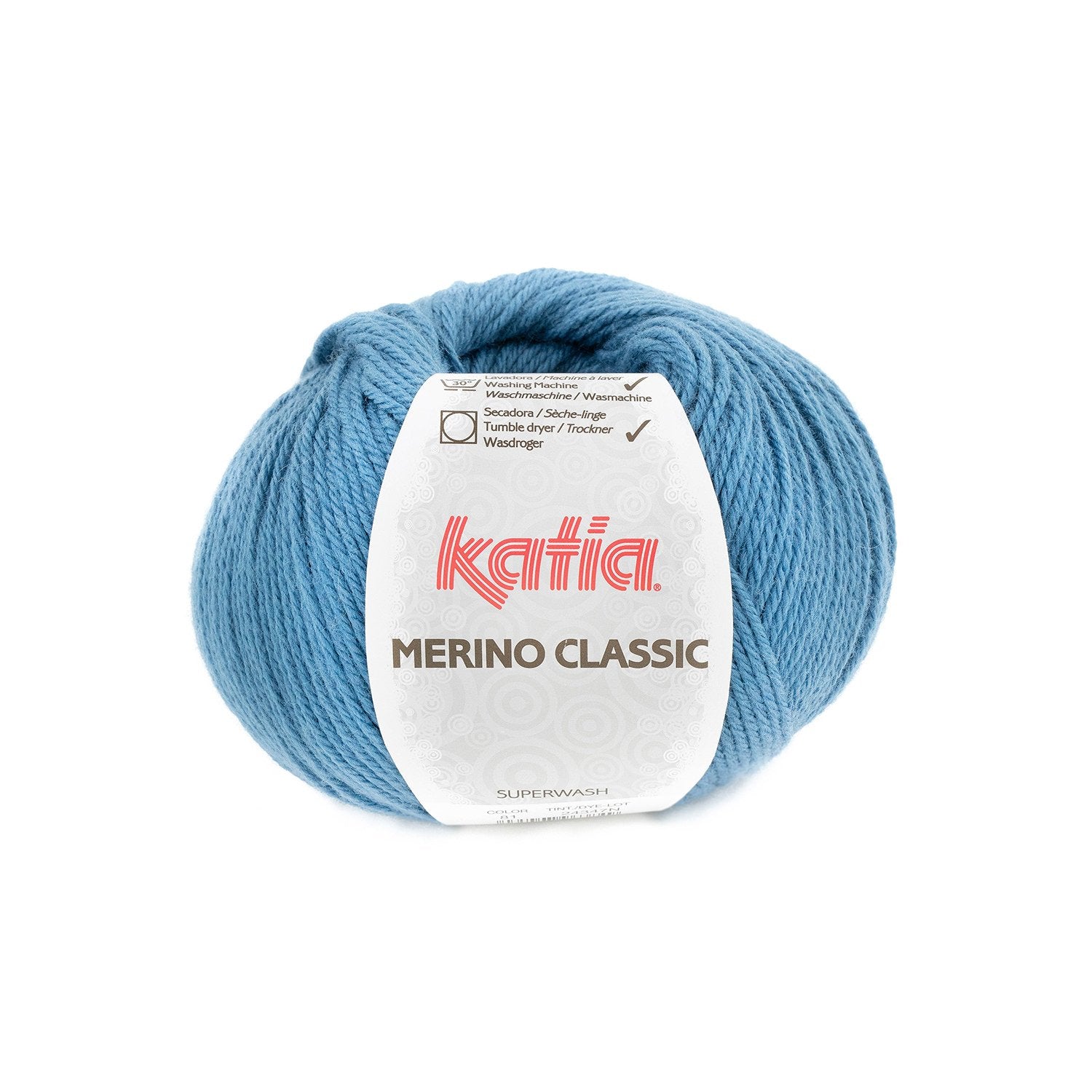 Katia Classic Merino Wool - Blend of merino and acrylic for warm and soft garments