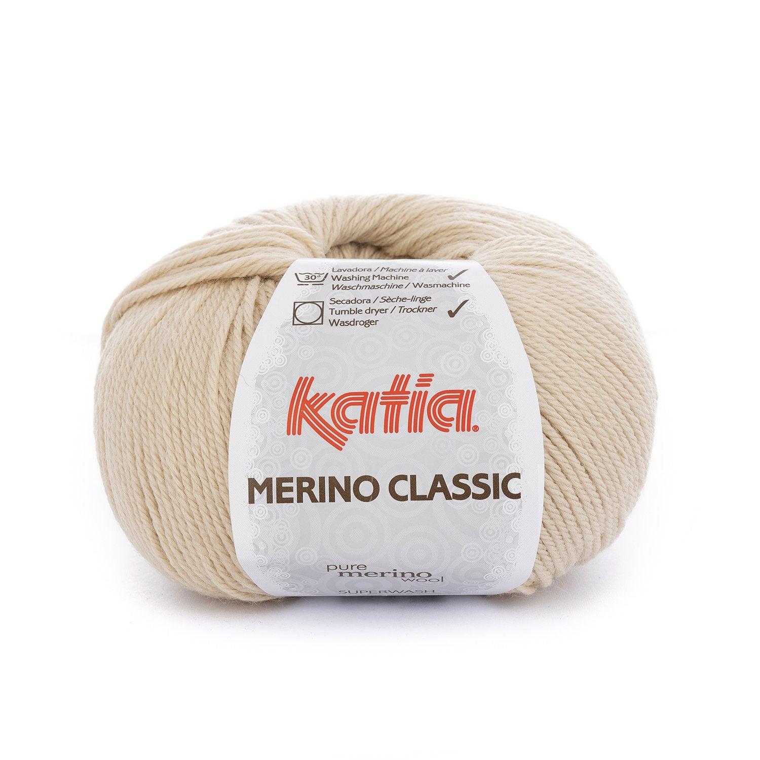 Katia Classic Merino Wool - Blend of merino and acrylic for warm and soft garments