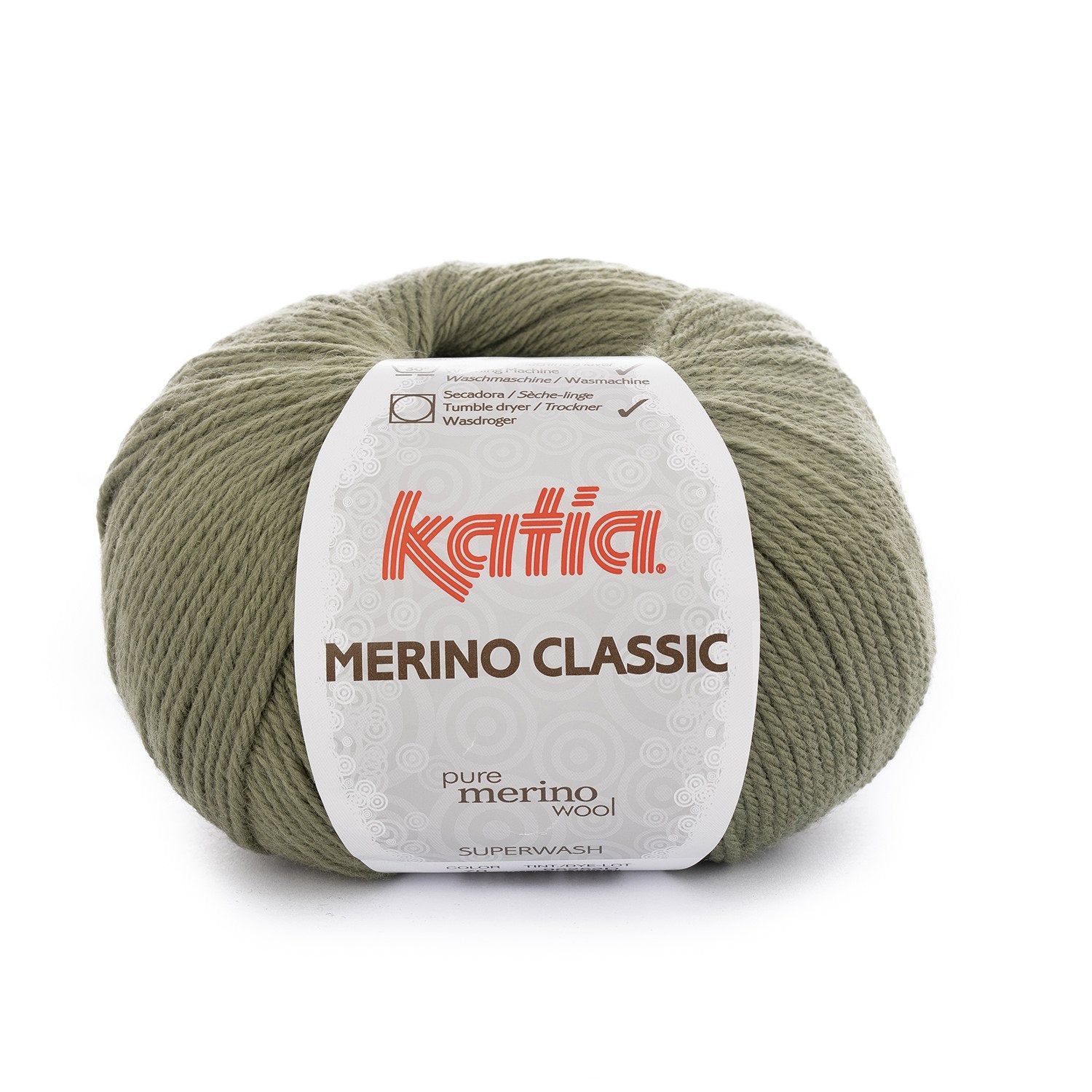 Katia Classic Merino Wool - Blend of merino and acrylic for warm and soft garments