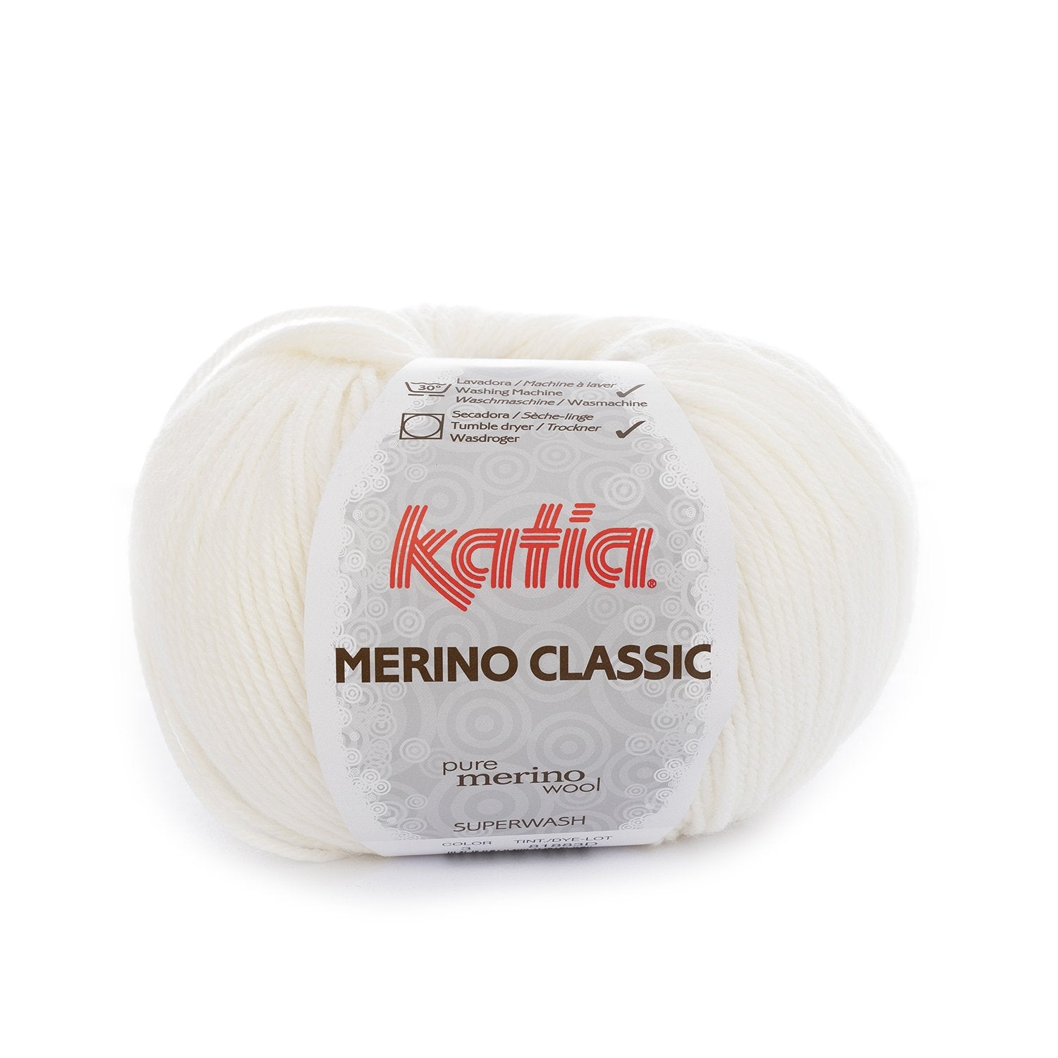 Katia Classic Merino Wool - Blend of merino and acrylic for warm and soft garments