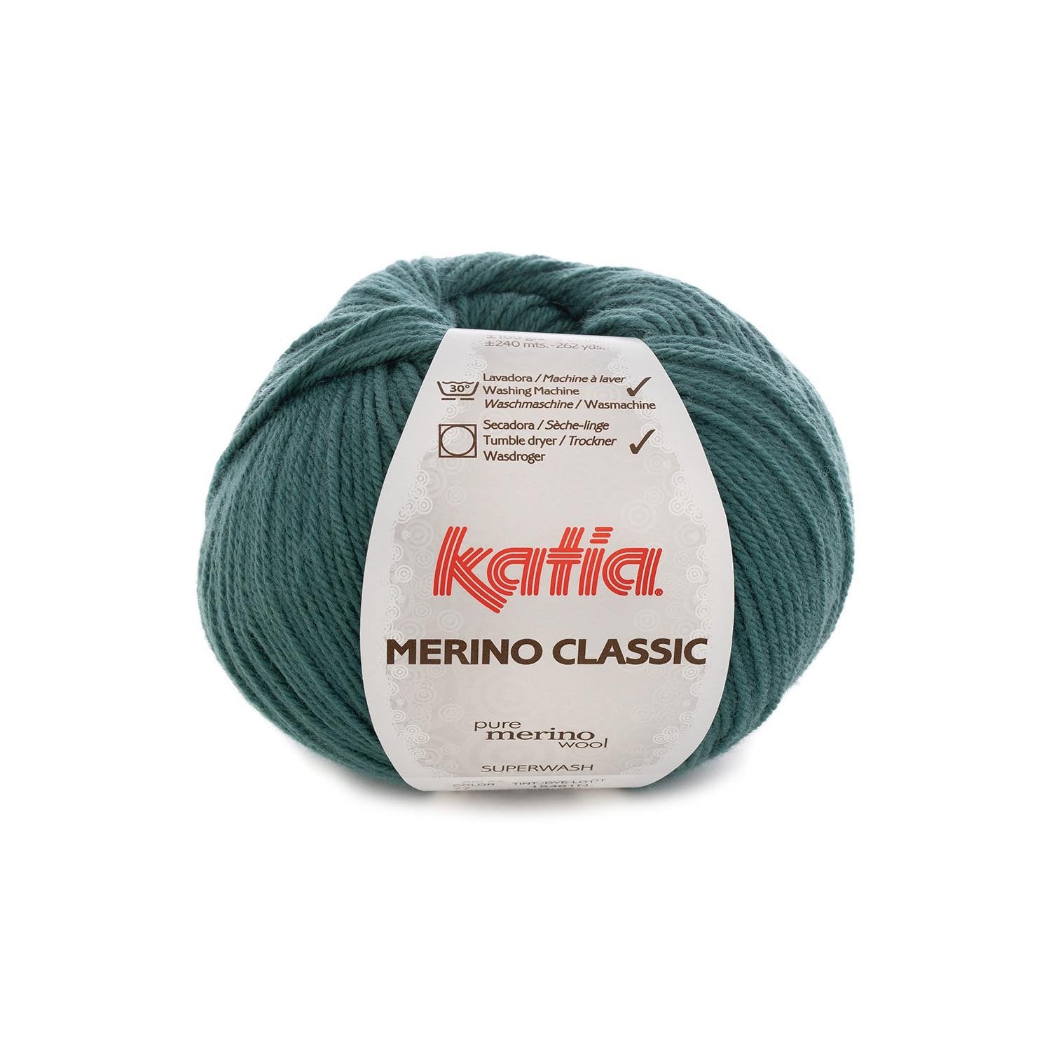 Katia Classic Merino Wool - Blend of merino and acrylic for warm and soft garments