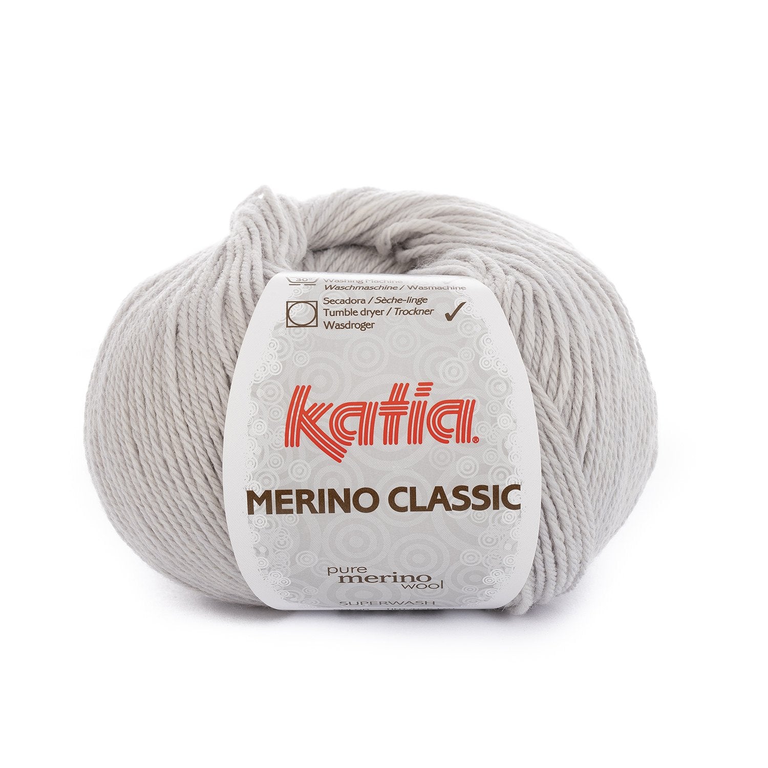 Katia Classic Merino Wool - Blend of merino and acrylic for warm and soft garments