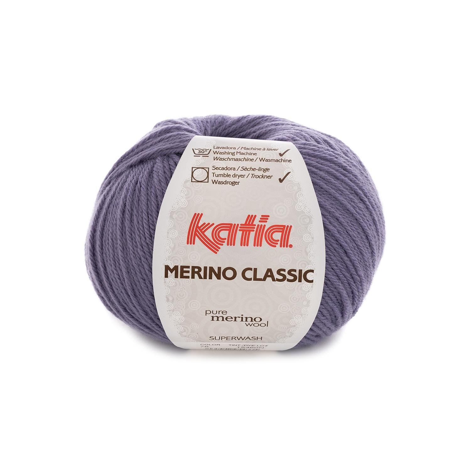 Katia Classic Merino Wool - Blend of merino and acrylic for warm and soft garments