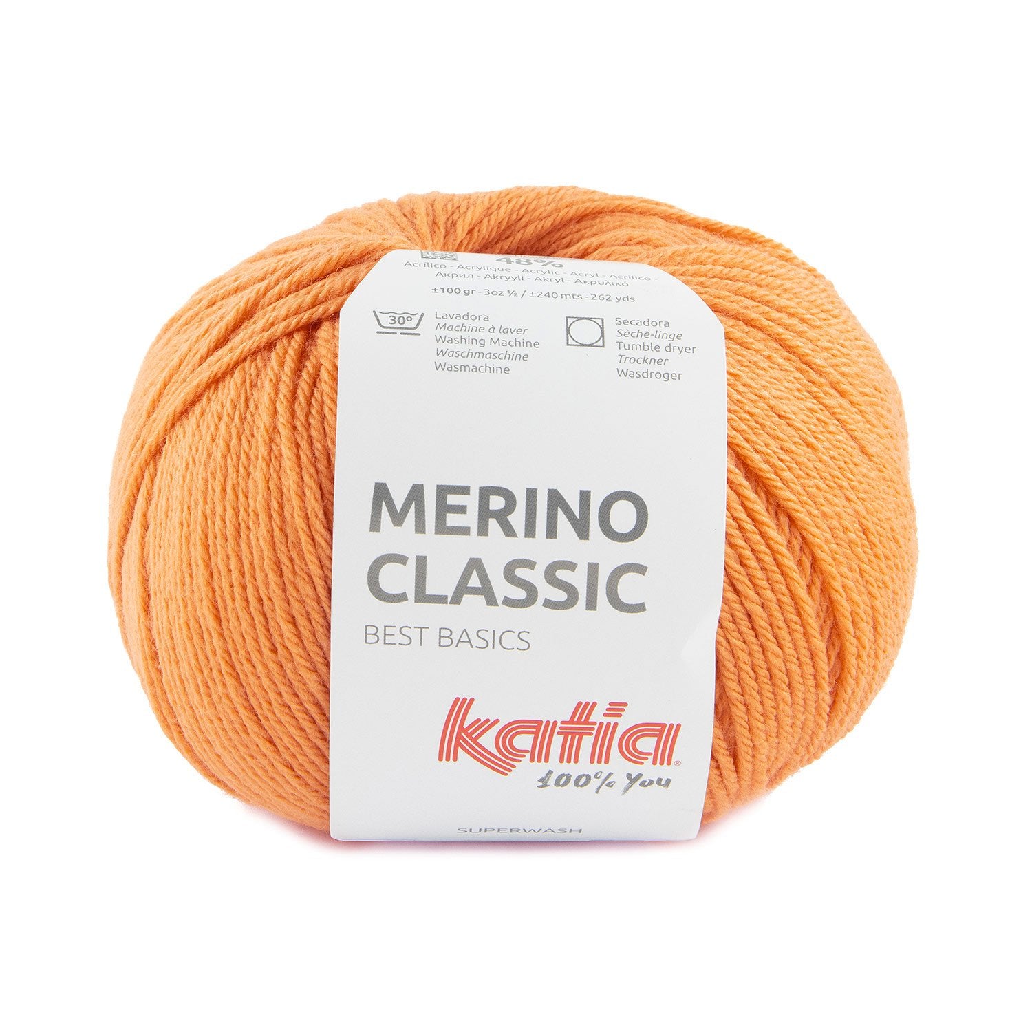 Katia Classic Merino Wool - Blend of merino and acrylic for warm and soft garments