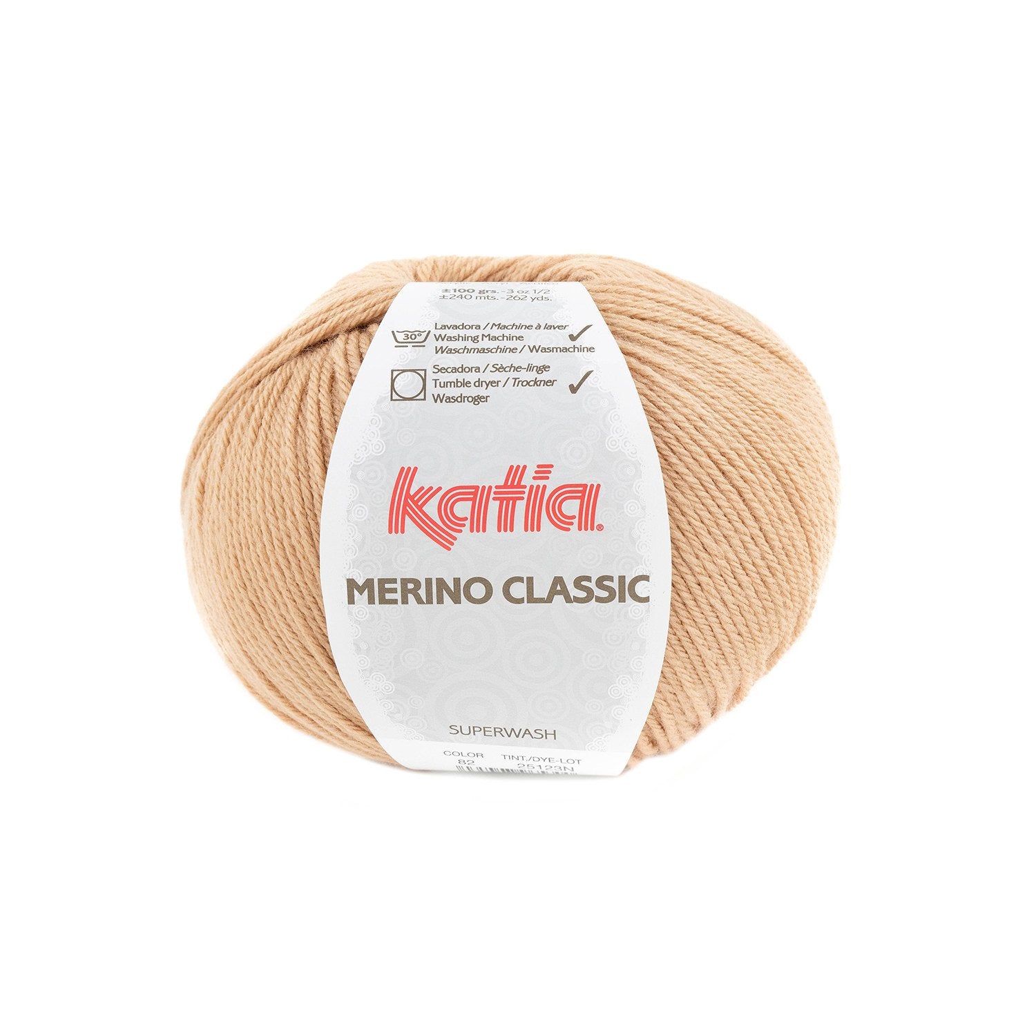 Katia Classic Merino Wool - Blend of merino and acrylic for warm and soft garments