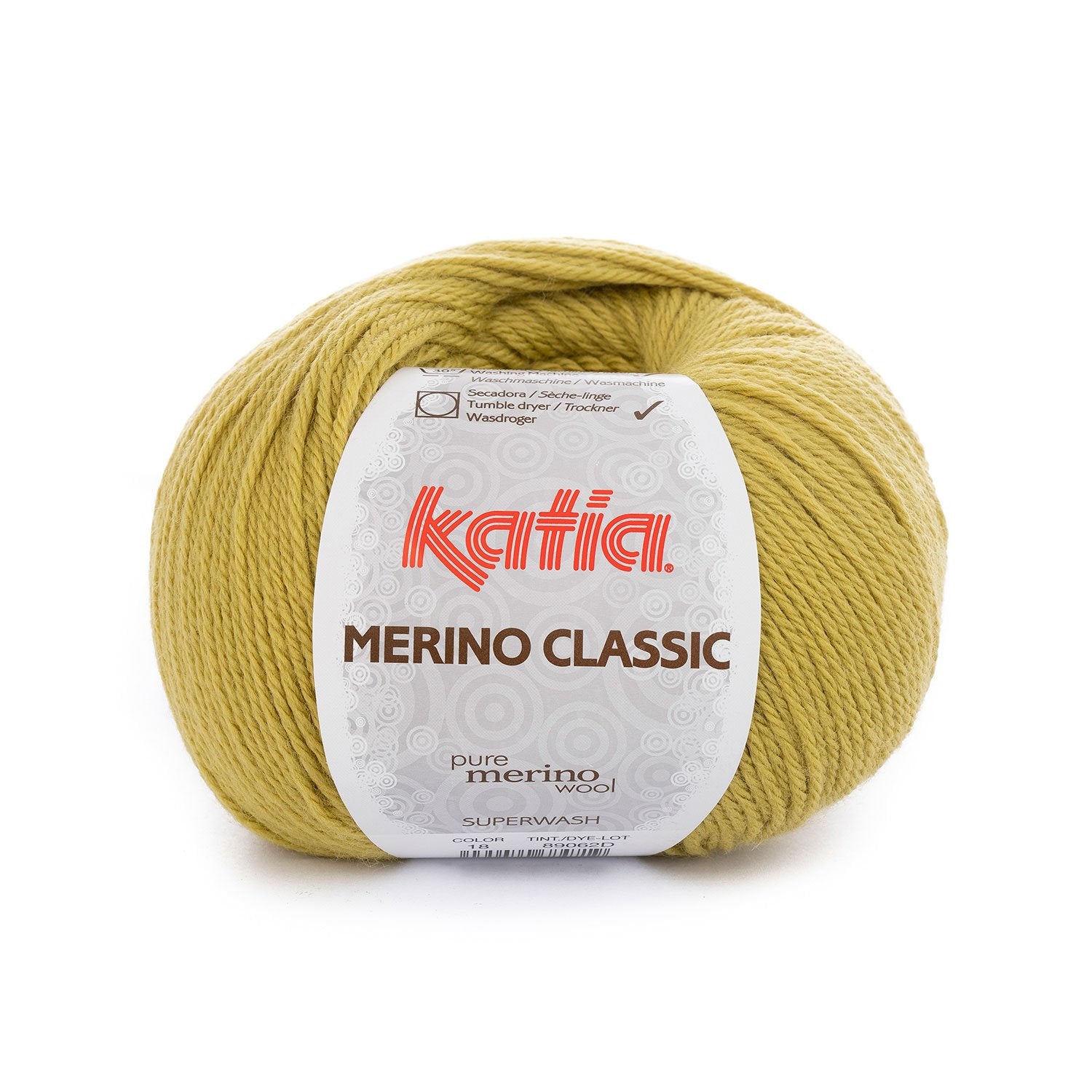 Lana Merino Classic de Katia - Mezcla de merino y acrílico para prenda