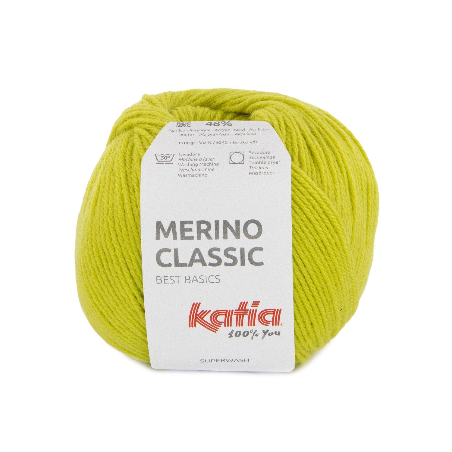 Katia Classic Merino Wool - Blend of merino and acrylic for warm and soft garments