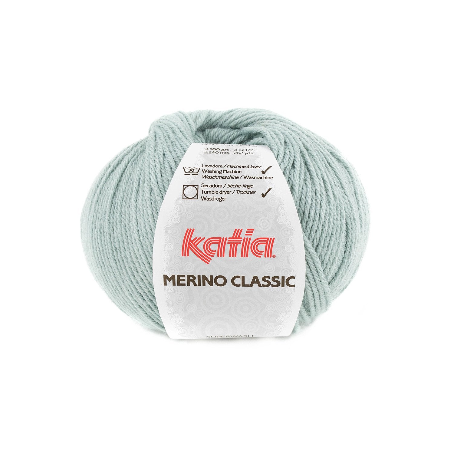 Katia Classic Merino Wool - Blend of merino and acrylic for warm and soft garments