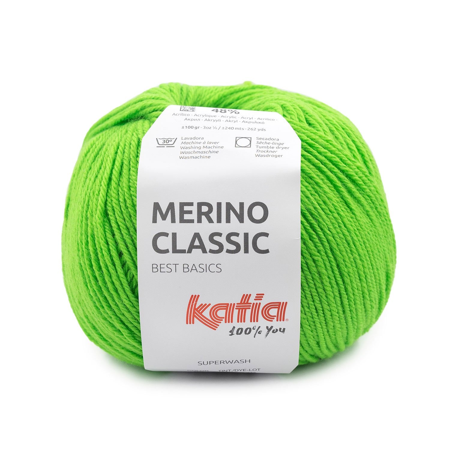 Katia Classic Merino Wool - Blend of merino and acrylic for warm and soft garments