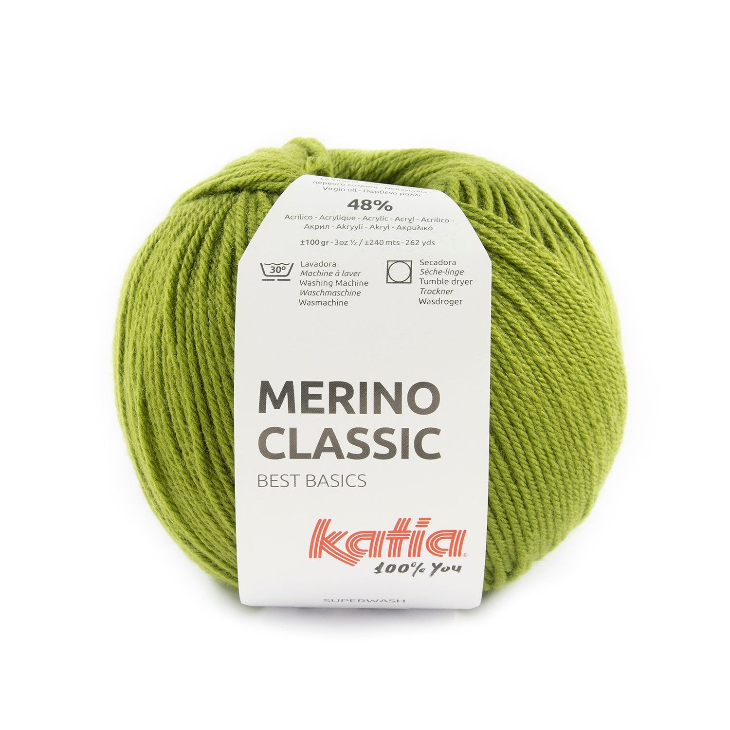 Katia Classic Merino Wool - Blend of merino and acrylic for warm and soft garments