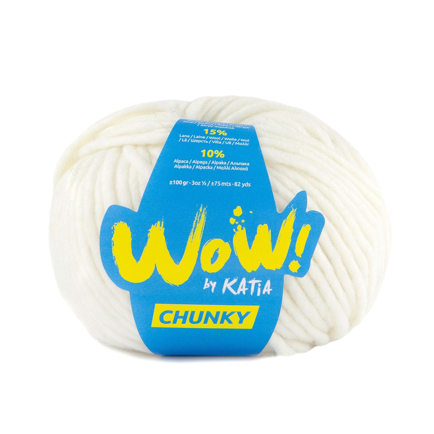 KATIA WOW CHUNKY - Great for beginners and quick projects