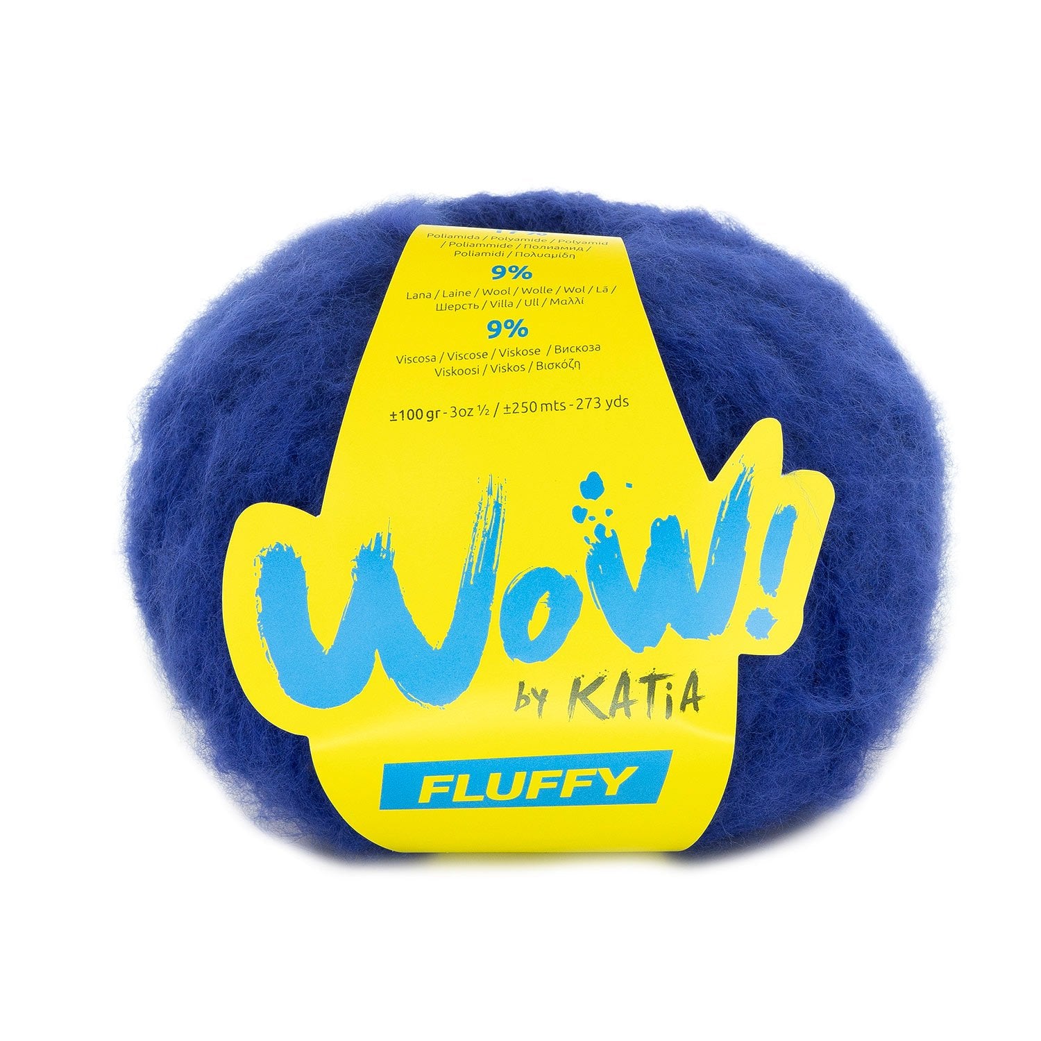 Katia Wow Fluffy - Soft Brushed Effect Yarn for Modern Garments 