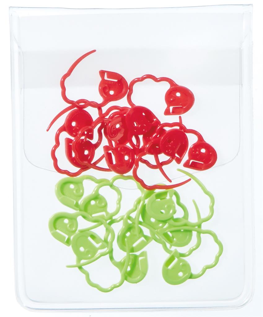 Small Quick-Closing Stitch Markers Safety Pins - Clover 3030