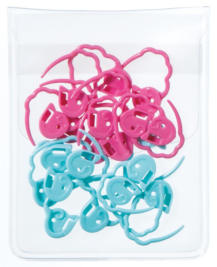 Snap Stitch Markers with Quick Release Medium - Clover 3031