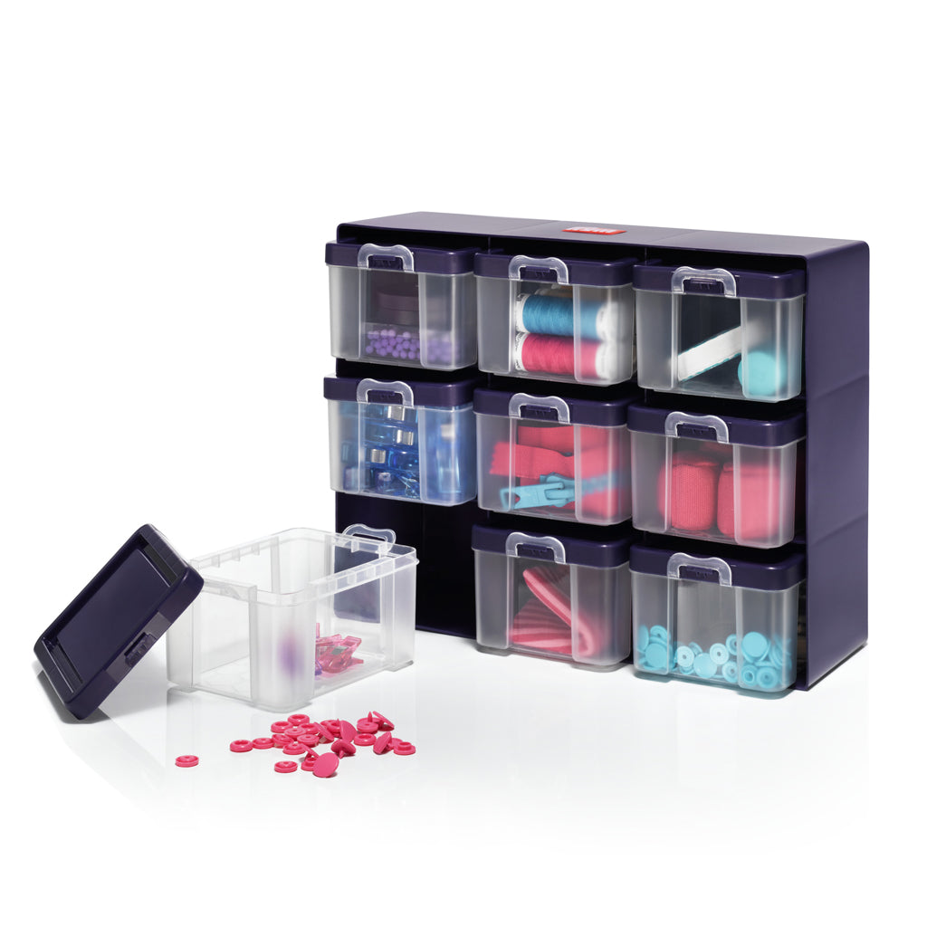 Organizer box with 9 boxes Prym 612399