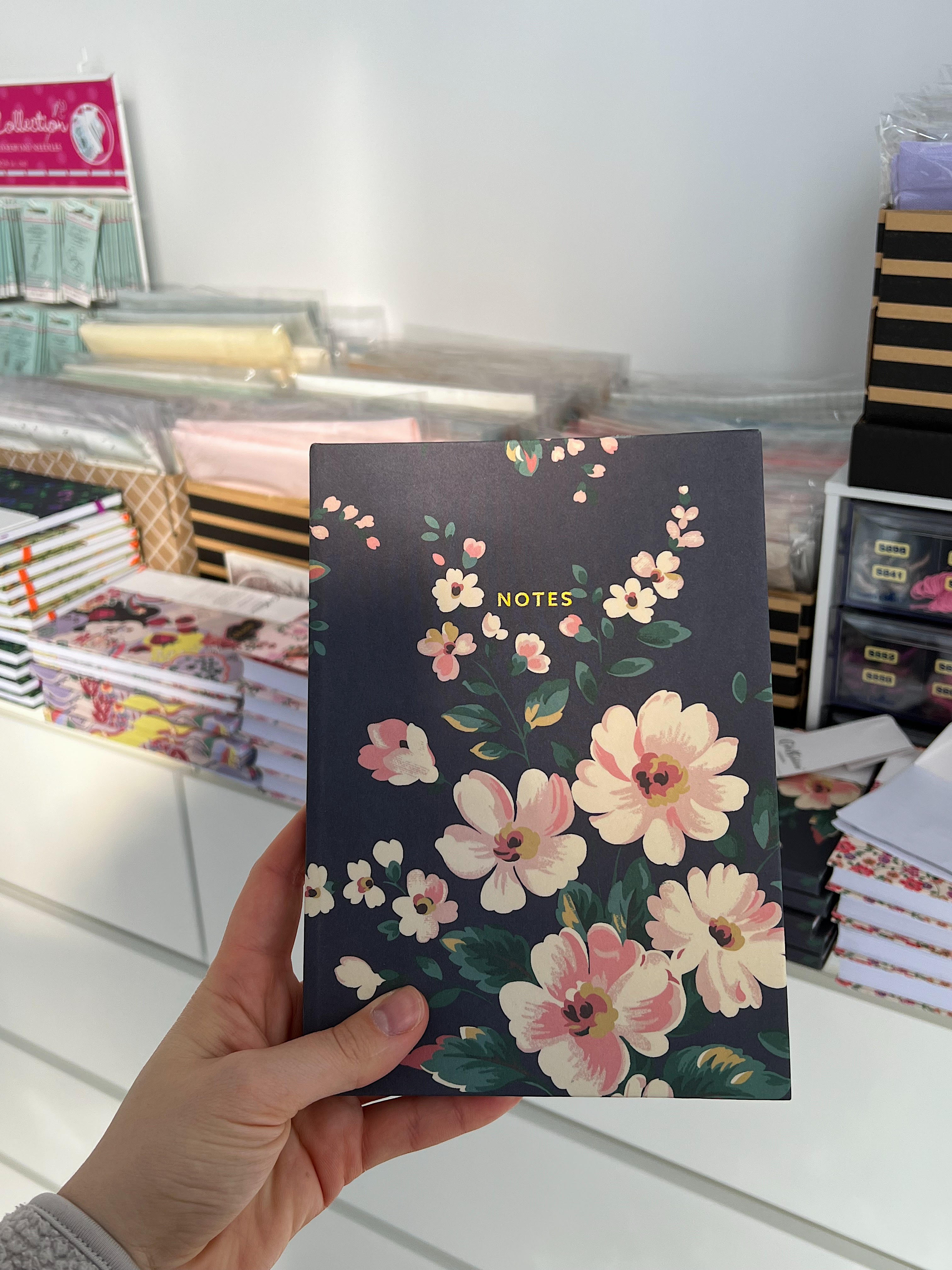 Cath Kidston x Ohh Deer Notebook - Fall Navy Floral